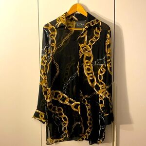 Black and yellow shirt